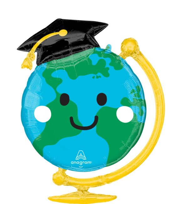 S27 Graduation Fun Globe 29in Balloon