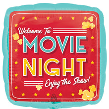 #482 Movie Night 17in Balloon