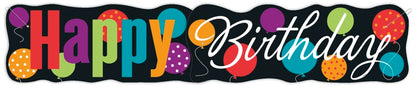 Birthday Cheer Giant Jointed Banner 4.5ft