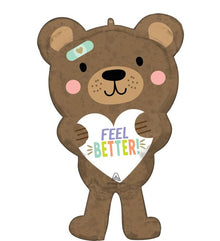 #573 Feel Better Bear 30in Balloon