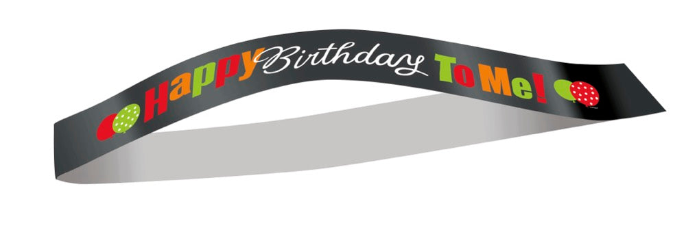 Birthday Cheer Satin Sash