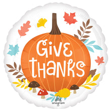 Satin Give Thanks 18in SuperShape Balloon