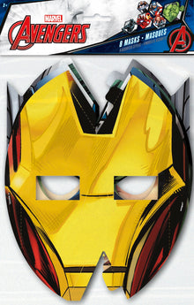 Avengers Assemble Party Masks 8ct