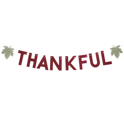 Thankful Felt Thanksgiving Banner