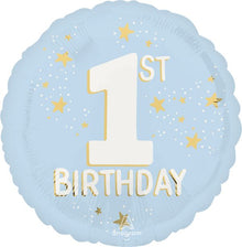#114 Little Mister One-derful 1st Birthday 17in Balloon