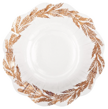Elegant Thanksgiving 7in Foil Shaped Bowl 8ct