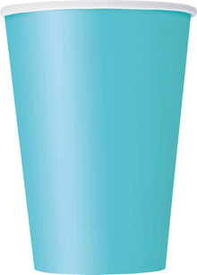 Teal 12oz Paper Cups 10ct