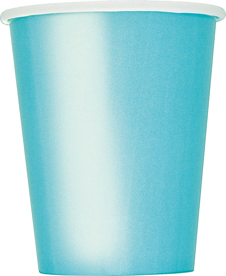 Teal 9oz Paper Cups 20ct
