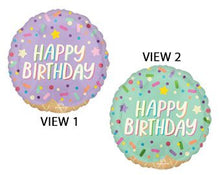 #068 Ice Cream Birthday 18in Balloon