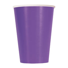 Purple 12oz Paper Cups 10ct