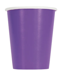 Purple 9oz Paper Cups 20ct