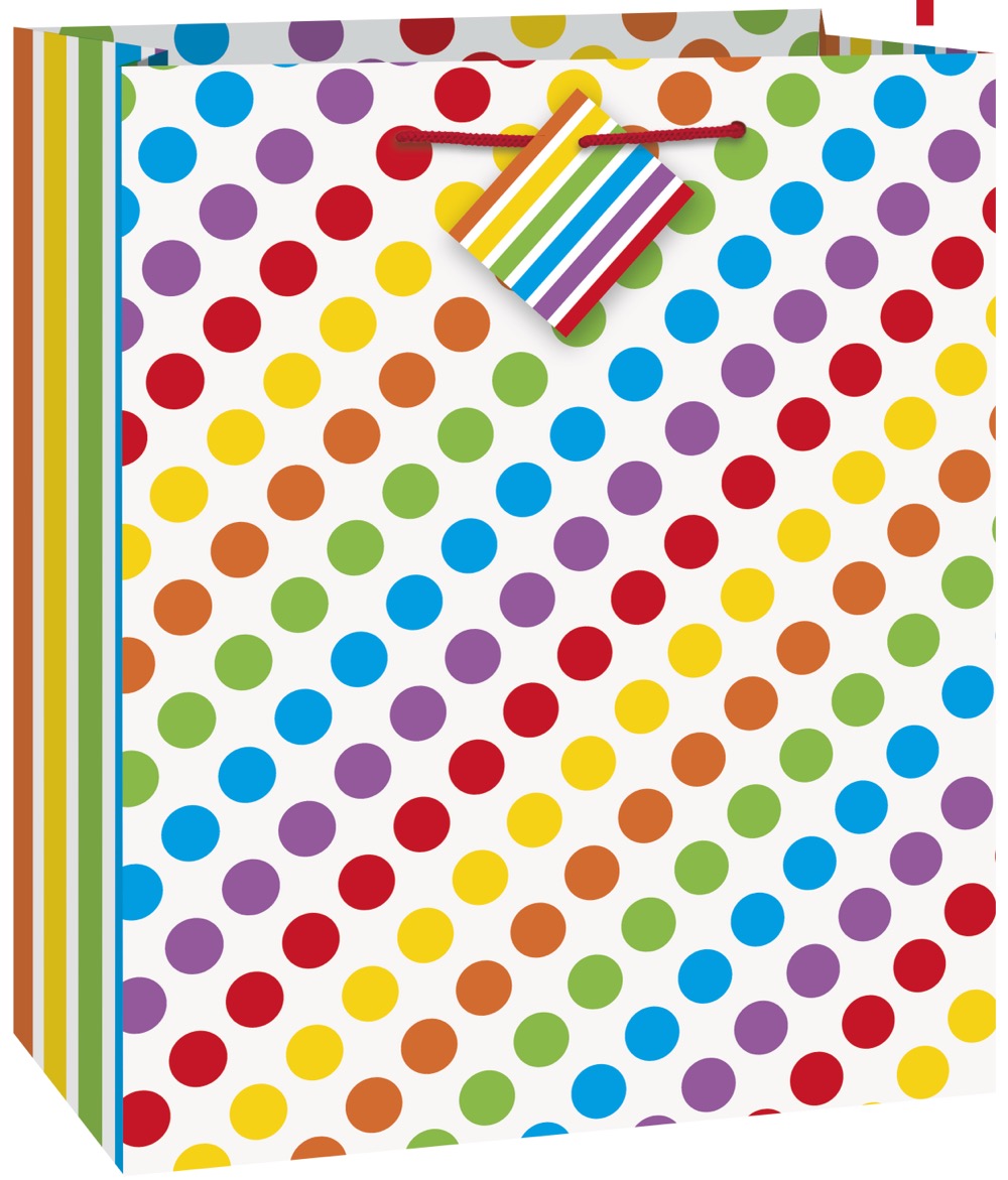 Rainbow Birthday Medium Gift Bag