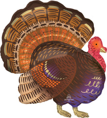 Thankful Turkey 32in SuperShape Balloon