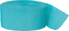 Teal Crepe Streamer 81ft