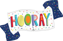 #017 Hooray Banner 39in Balloon