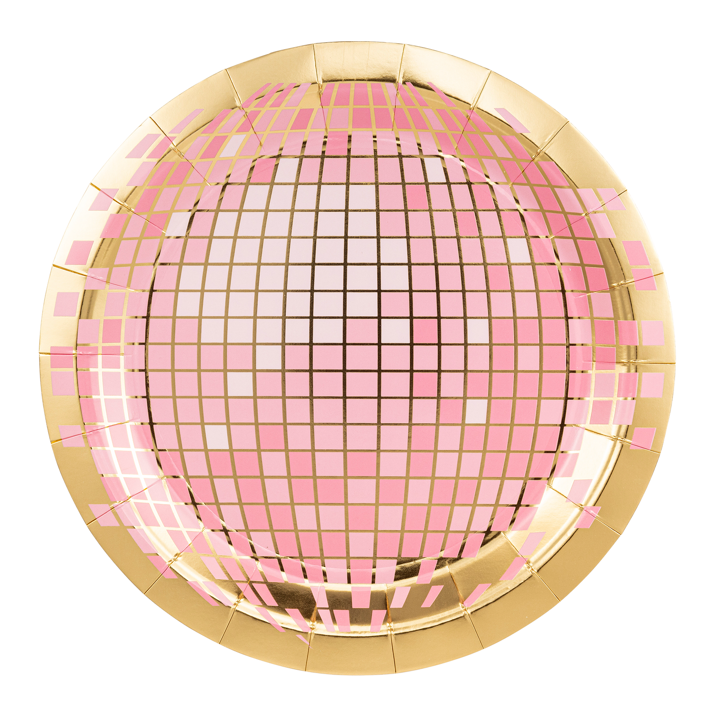 Disco Ball 9in Paper Plates 8ct