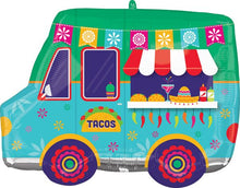#S51 Fiesta Time Taco Truck 26in Balloon