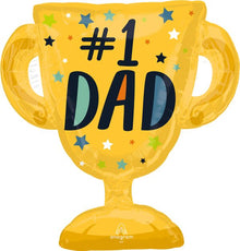 #061B #1 Dad Trophy 27in Balloon