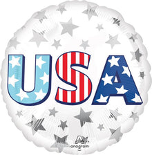 #S57 USA Bursts 17in Balloon