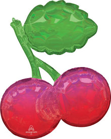 #041 Fruity Mix Iridescent Cherries 30in SuperShape Balloon