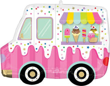 #613 Here's the Scoop Ice Cream Truck 26in Balloon