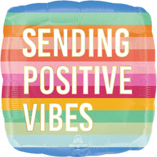 #431 Positive Vibes 17in Balloon