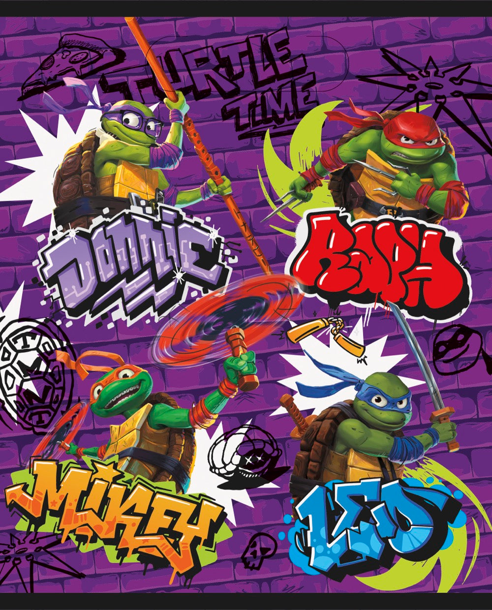 TMNT Mutant Mayhem Loot Bags 8ct