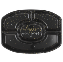 Disco New Year Plastic Chip And Dip Platter