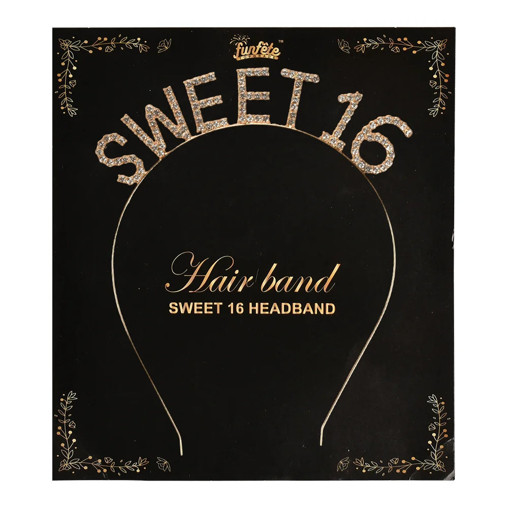 Sweet 16 Gems Metal Headband
