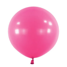 24in Helium Inflated Latex Balloon - Hot Pink