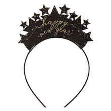 Disco New Year Foil Party Headbands with Paper Cutouts 4ct
