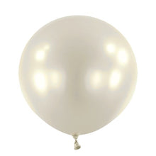 24in Helium Inflated Latex Balloon - Metallic Silver