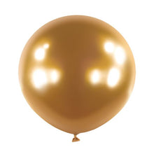 24in Helium Inflated Latex Balloon - Gold Sateen