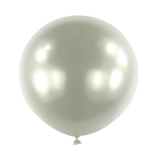 24in Helium Inflated Latex Balloon - Satin Luxe Platinum
