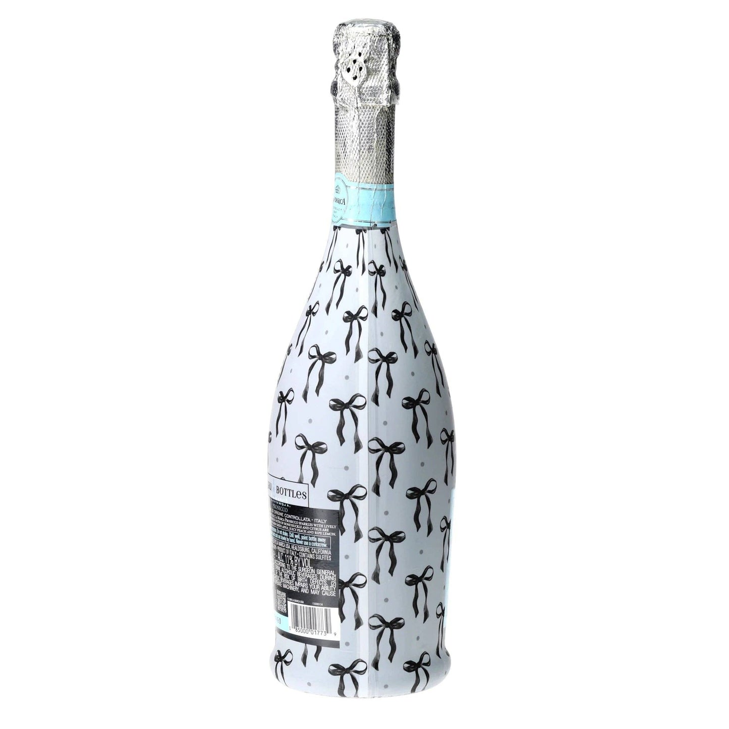 Beau Bottles Grandmillennial Black Bows - Prosecco Collection
