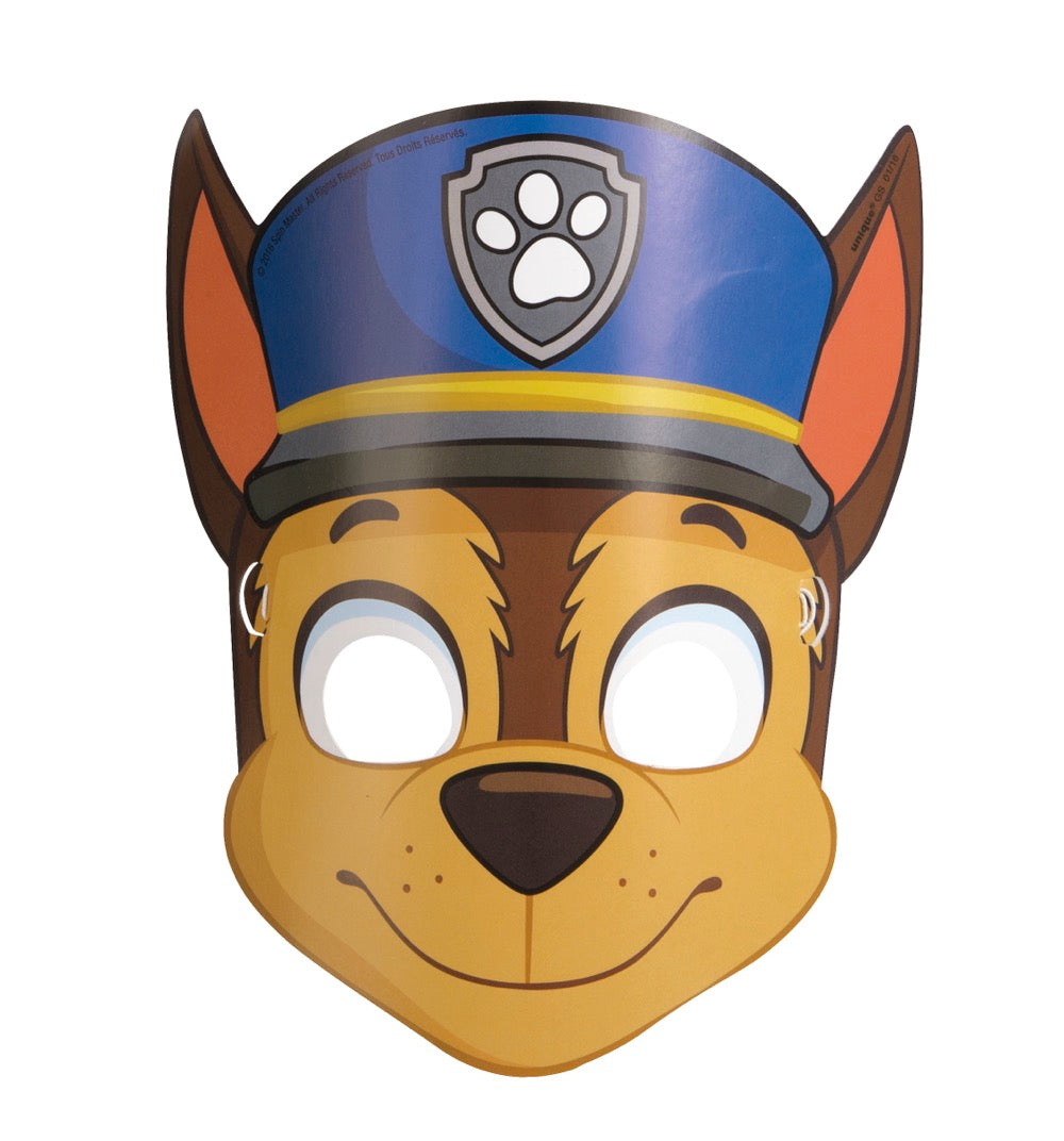 Paw Patrol Party Masks 8ct