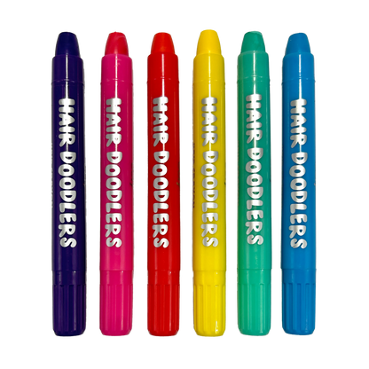 Hair Doodlers Hair Crayons Set of 6