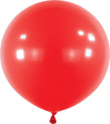 24in Helium Inflated Latex Balloon - Apple Red