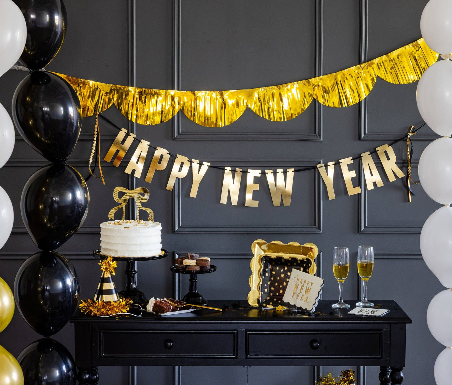 Happy New Year Banner Set