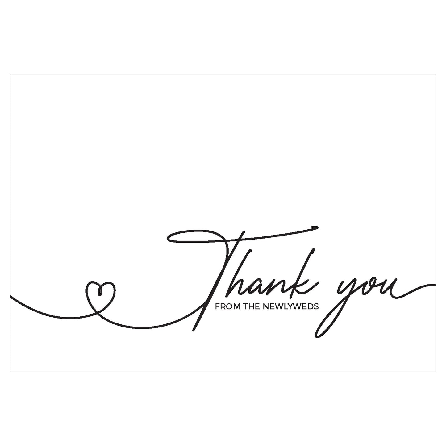 Wedding Thank You Cards 24ct