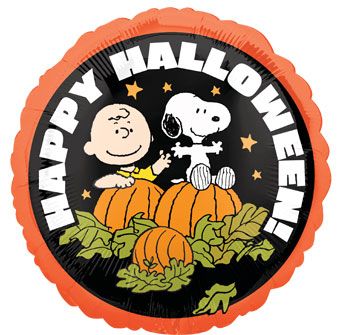 S25 Peanuts Great Pumpkin Halloween 18in Balloon