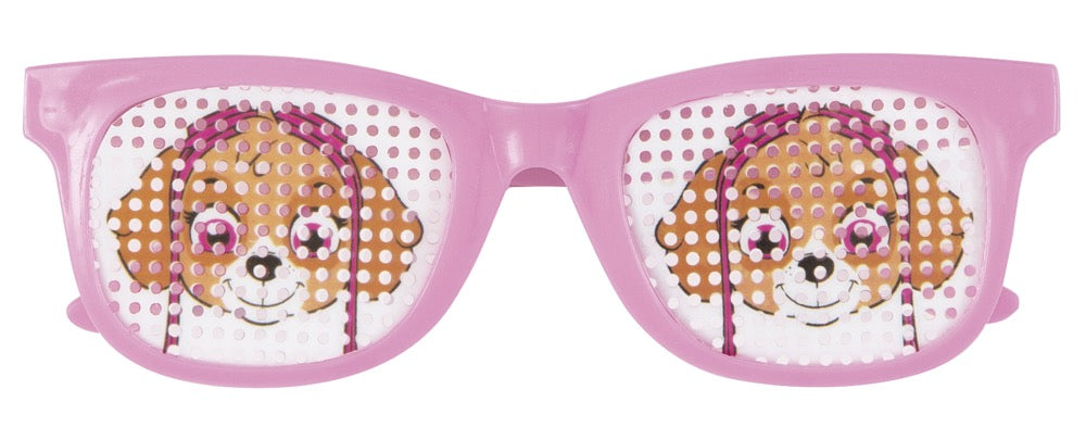 Paw Patrol Girl Pinhole Novelty Glasses 4ct
