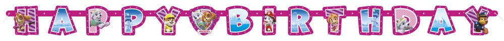 Paw Patrol Girl Large Jointed Banner