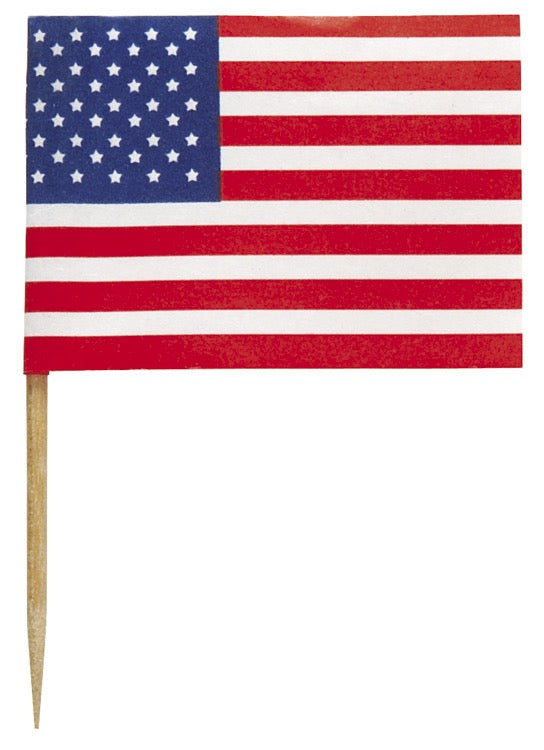 US Flag Picks 30ct