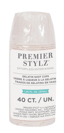 Brand Gelatin Paper Shot Cups 1.25oz 40ct