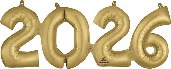 2026 White Gold Balloon
