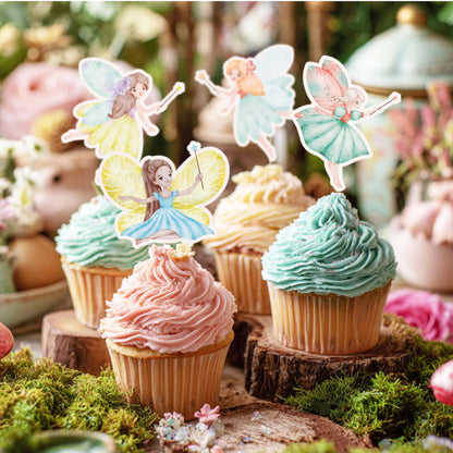 Fairy Garden Cupcake Kit – Baking Cups & Toppers