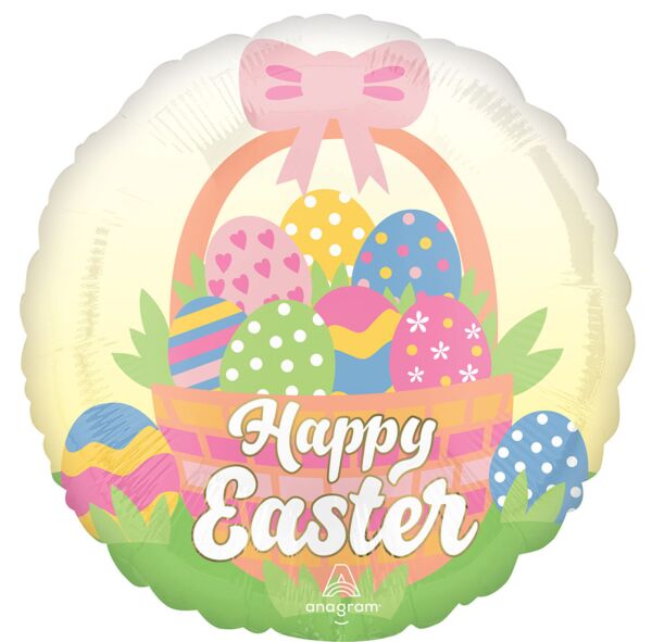 #S04 Easter Egg Basket 17in Balloon