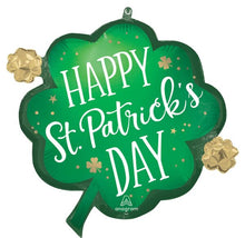 #S03 Satin Lucky Shamrock 24in Balloon