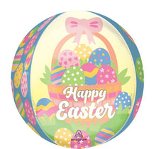 #S08 Easter Egg Basket Orbz Balloon